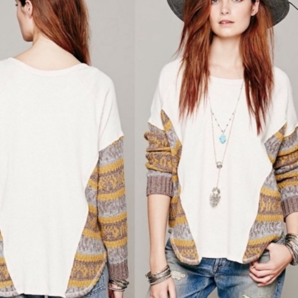 FREE PEOPLE BOHO SWEATER